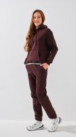 Худі однотонний жіночий LAWA WBC02321 2XL Шоколадний shop (2888000029331)  Фото №2