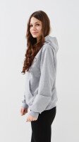 Худі однотонний жіночий LAWA WBC02461 M Сірий меланж shop (2000999452741)  Фото №3