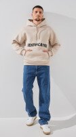 Худі з принтом чоловічий LAWA P-MB02318 S Сіро-бежевий shop (2888000029874)  Фото №0