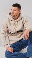 Худі з принтом чоловічий LAWA P-MB02318 S Сіро-бежевий shop (2888000029874)  Фото №1