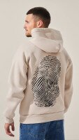 Худі з принтом чоловічий LAWA P-MB02318 L Сіро-бежевий shop (2888000029898)  Фото №3
