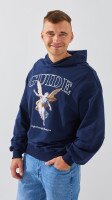 Худі з принтом чоловічий LAWA P-MB02351 L Темно-синій shop (2000999310683)  Фото №1
