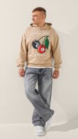 Худі з принтом чоловічий LAWA P-MB02354 L Бежевий shop (2888000016614)  Фото №1