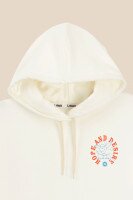 Худі з принтом для дівчинки LAWA P-GB02311 128 см Молочний shop (2000991041561)  Фото №1