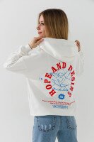 Худі з принтом для дівчинки LAWA P-GB02311 122 см Молочний shop (2000991041554)  Фото №4