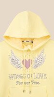 Худі з принтом для дівчинки LAWA P-GB02337 134 см Лимонний shop (2000999310584)  Фото №0