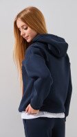 Худі з принтом для дівчинки LAWA P-GB02338 134 см Графітовий shop (2000999361081)  Фото №3