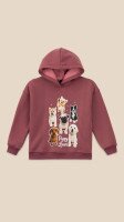 Худі з принтом для дівчинки LAWA P-GB02340 116 см Сливовий shop (2888000028310)
