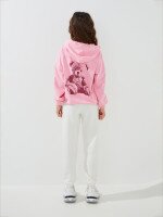 Худі з принтом для дівчинки LAWA P-GB02344 134 см Рожевий shop (2000999558849)  Фото №2