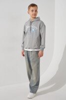 Худі з принтом для хлопчика LAWA P-BB02310 122 см Світло-сірий shop (2000991052727)  Фото №2