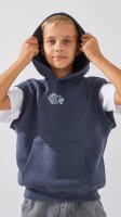 Худі з принтом для хлопчика LAWA P-BB02325 134 см Графітовий shop (2888000026385)  Фото №2