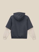 Худі з принтом для хлопчика LAWA P-BB02336 146 см Графіт, світло-сірий shop (2000999567711)  Фото №2