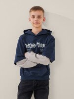 Худі з принтом для хлопчика LAWA P-BB02336 146 см Графіт, світло-сірий shop (2000999567711)