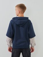 Худі з принтом для хлопчика LAWA P-BB02336 146 см Графіт, світло-сірий shop (2000999567711)  Фото №3