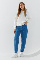 Худі з принтом жіночий LAWA P-WB02377 XS Молочний shop (2000991050549)  Фото №1