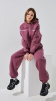 Худі з принтом жіночий LAWA P-WT02308 L Сливовий shop (2888000030306)  Фото №2