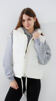 Жилет плащівка однотонний жіночий LAWA WBC02494 2XL Молочний shop (2000999500602)