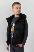 Жилет утеплений для хлопчика LAWA BBC02313 122 см Чорний shop (2000991041479)  Фото №1