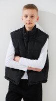 Жилет утеплений для хлопчика LAWA BBC02346 140 см Чорний shop (2000999511127)  Фото №1