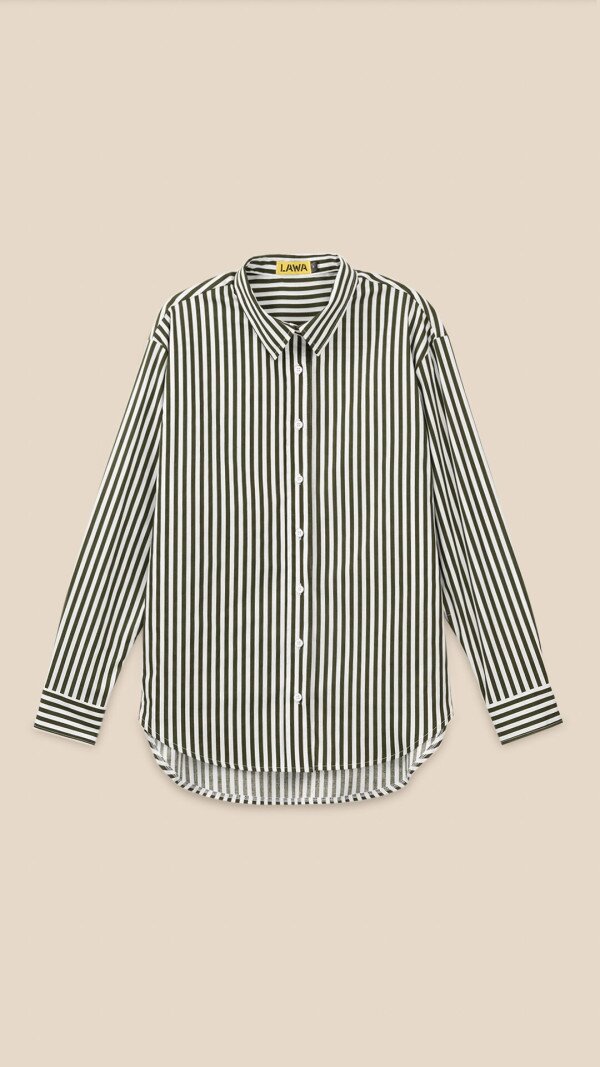 Сорочка з візерунком жіноча LAWA WTC02360 2XL Хакі shop (2000999340369)  Фото №6