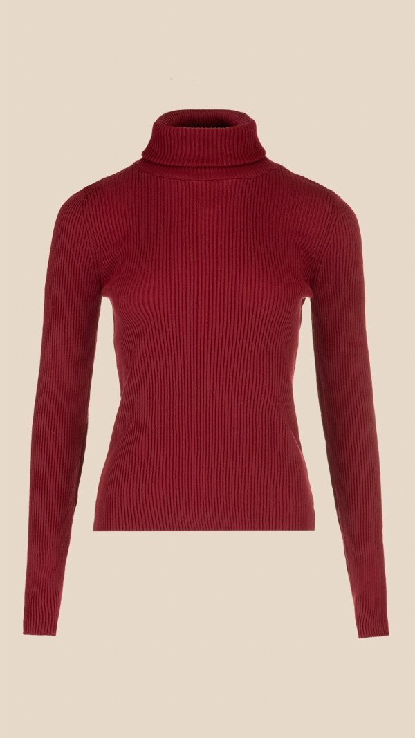 Гольф однотонний жіночий LAWA WBC12262 L/XL Бордовий shop (2000999284229)  Фото №4