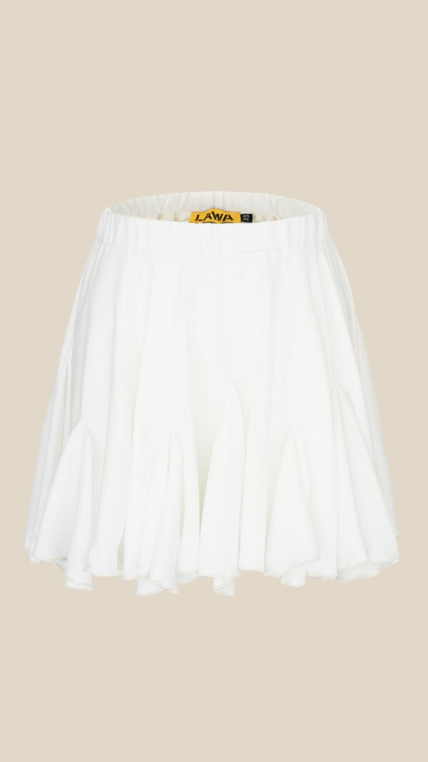 Спідниця однотонна жіноча LAWA WTC02439 S Молочний shop (2000999216602)  Фото №4