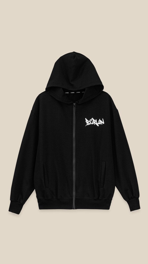 Толстовка з принтом чоловіча LAWA P-MT02309 XL Чорний shop (2888000028020)  Фото №6