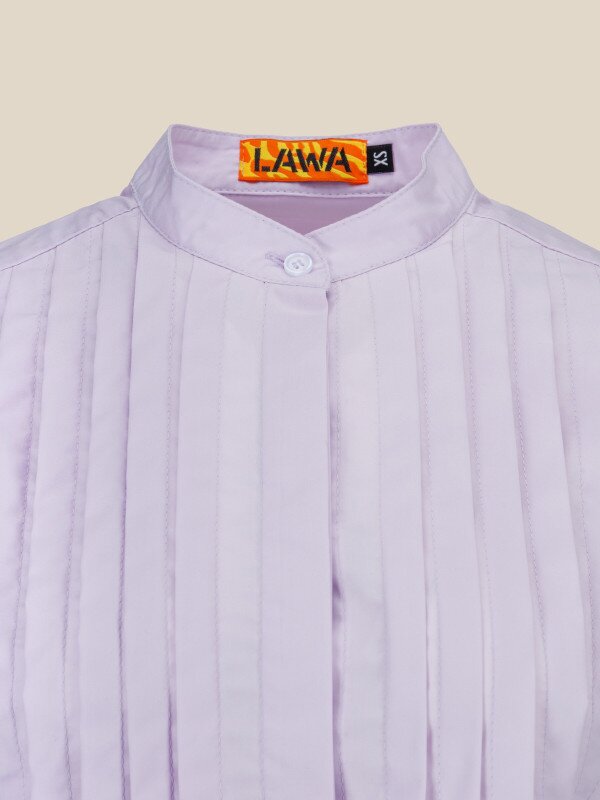 Блуза однотонна жіноча LAWA WTC02366 XS Ліловий shop (2000990574015)  Фото №6