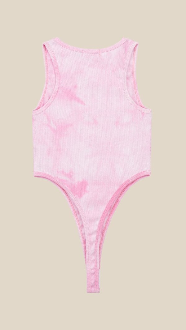 Боді з візерунком жіночий LAWA WTC02443 XL Рожевий shop (2000999243318)  Фото №8