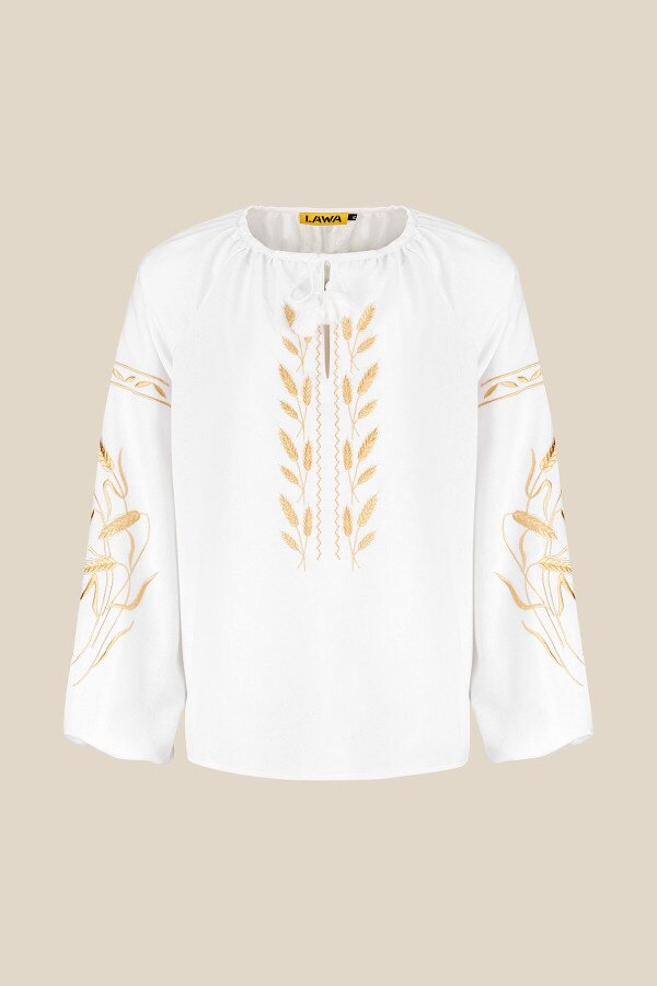 Вишиванка сорочка жіноча LAWA E-WB02319 XL Білий shop (2000999169915)  Фото №5