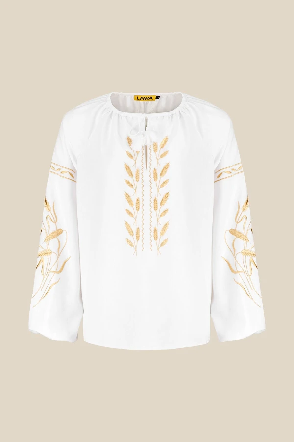 Вишиванка сорочка жіноча LAWA E-WB02319 L Білий shop (2000999169908)  Фото №5