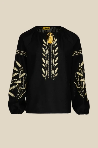 Вишиванка сорочка жіноча LAWA E-WB02319 L Чорний shop (2000990988454)  Фото №5