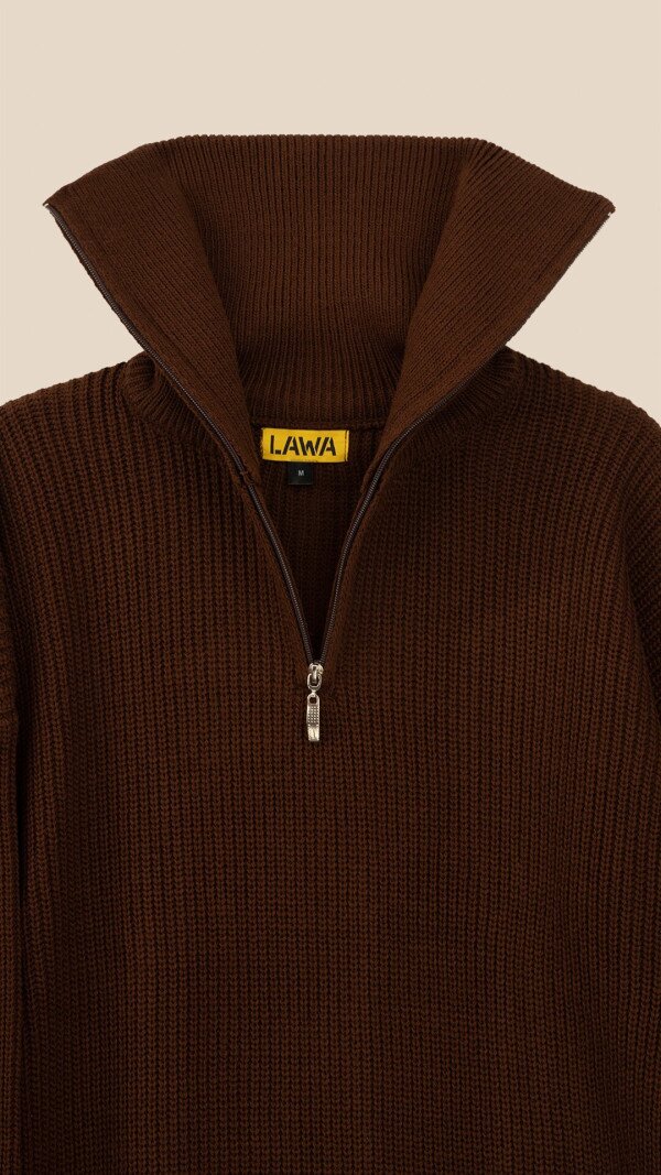 Джемпер однотонний жіночий LAWA WTC02455 S Шоколадний shop (2888000019677)  Фото №7