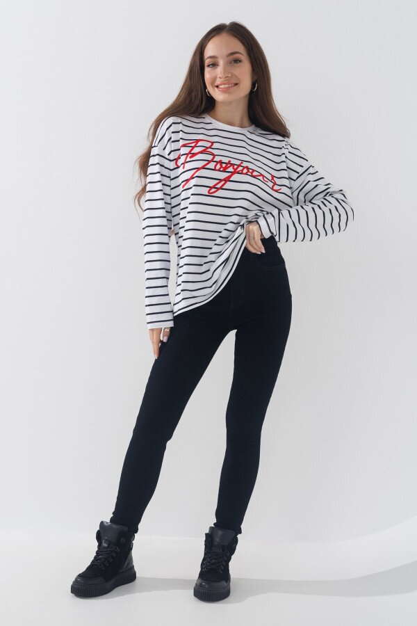 Джинси Slim Fit жіночі LAWA WBC02413 42 Чорний shop (2000990763334)  Фото №0