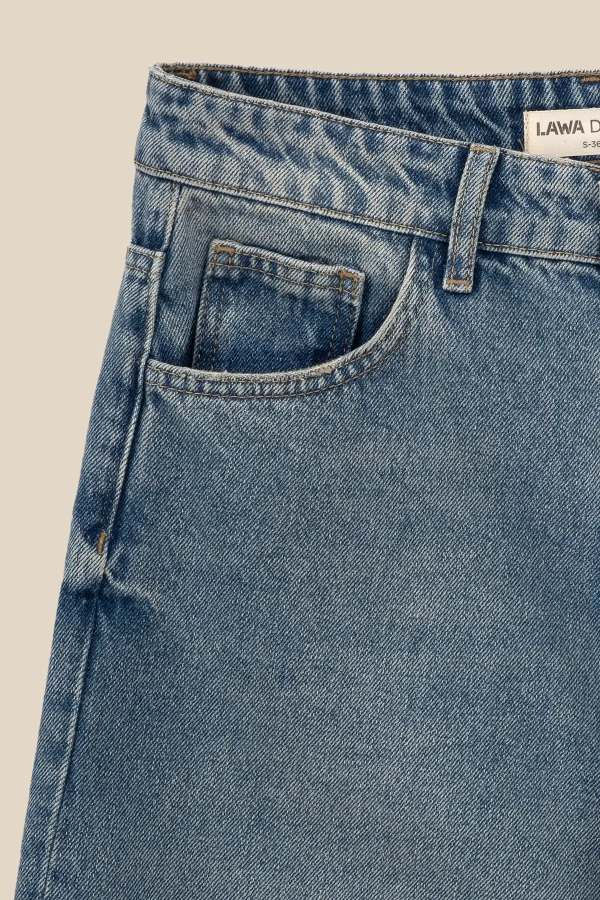 Джинси Baggy жіночі  LAWA WTC02395 36 Синій shop (2000990744630)  Фото №6