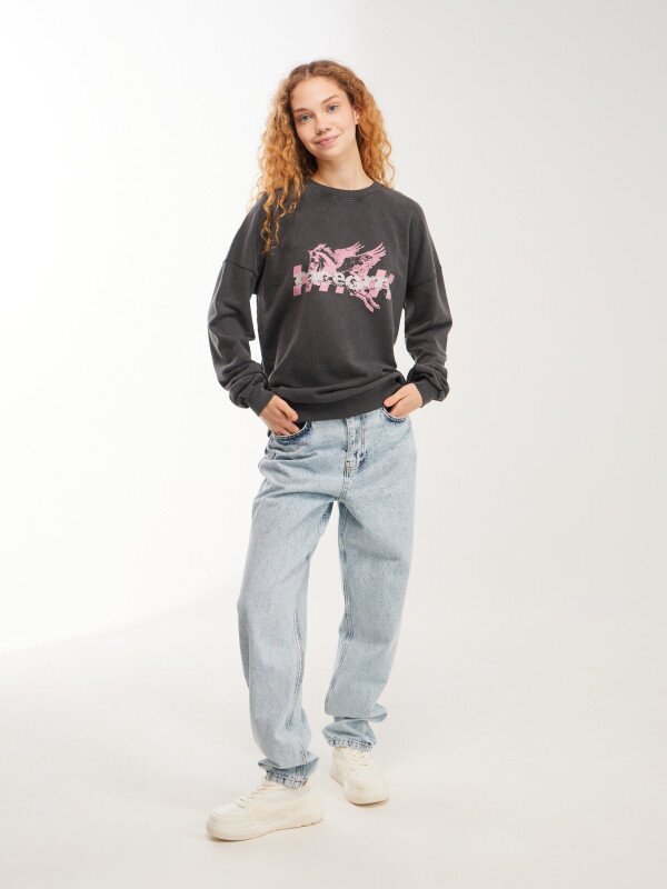 Джинси MOM жіночі  LAWA WBC02449 34 Блакитний shop (2000999617690)  Фото №2