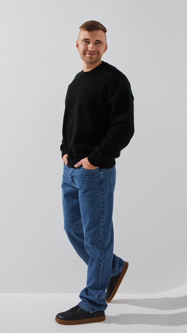 Джинси Regular fit чоловічі LAWA MBC02363 30 Темно-синій shop (2888000023292)  Фото №3