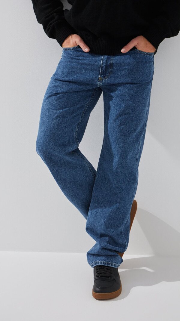 Джинси Regular fit чоловічі LAWA MBC02363 30 Темно-синій shop (2888000023292)  Фото №1