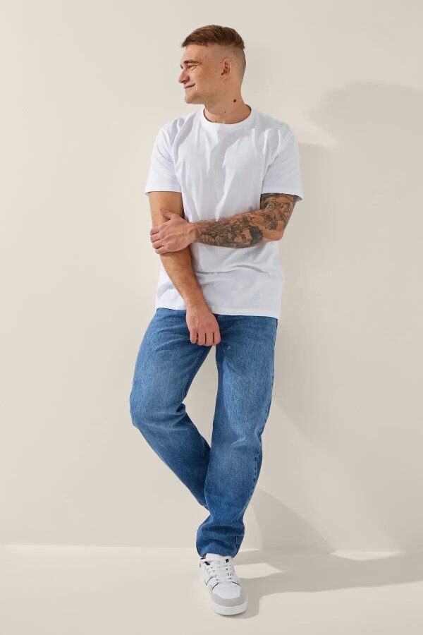 Джинси Slim Fit чоловічі LAWA MBC02364 33 Блакитний shop (2000999137303)  Фото №2