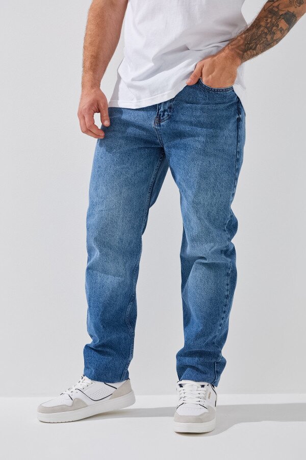 Джинси Slim Fit чоловічі LAWA MBC02364 30 Блакитний shop (2000999137273)  Фото №1