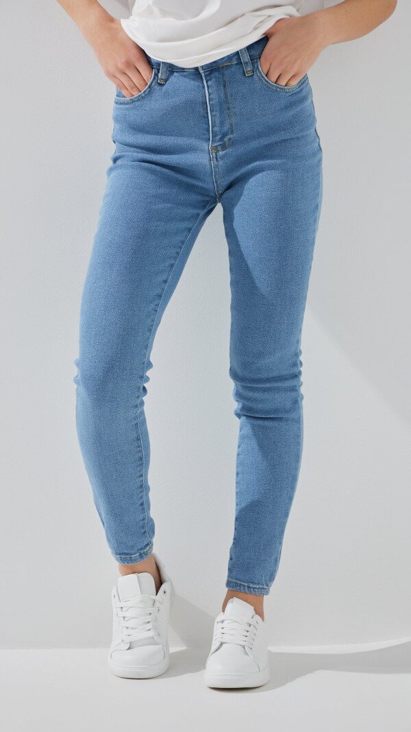 Джинси Slim Fit жіночі LAWA WBC02413 38 Світло-синій shop (2000999394270)  Фото №0