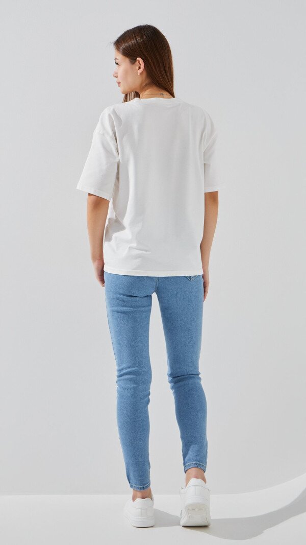 Джинси Slim Fit жіночі LAWA WBC02413 34 Світло-синій shop (2000999394256)  Фото №5