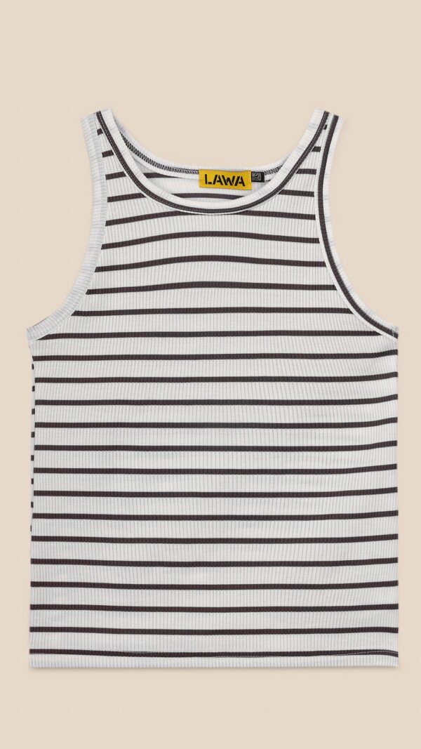 Майка з візерунком жіноча LAWA WBC02470 2XL Чорно-білий shop (2000999215209)  Фото №5