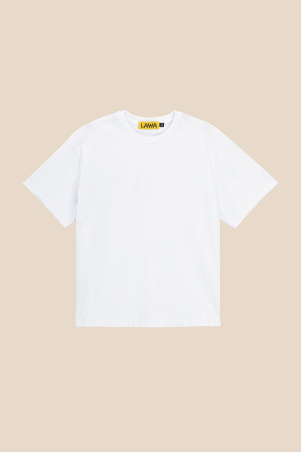 Футболка однотонна для дівчинки LAWA GBC02311 128 см Білий shop (2000991010758)  Фото №8