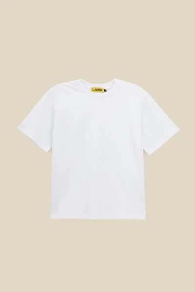 Футболка однотонна для хлопчика LAWA BBC02307 140 см Білий shop (2000991001992)  Фото №4