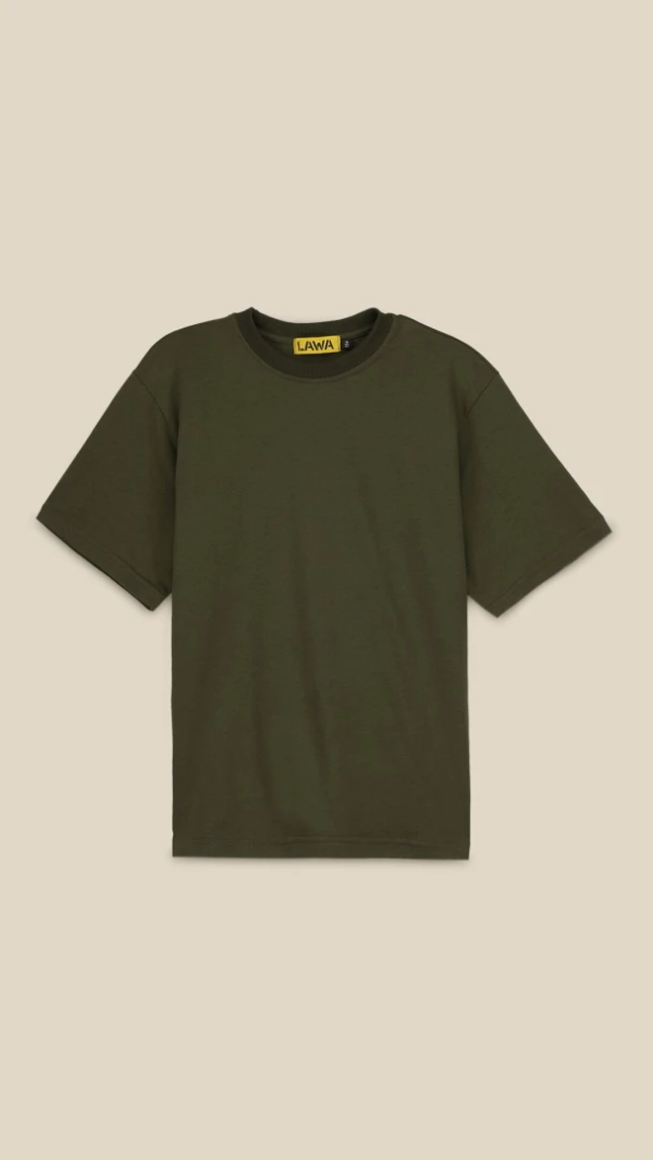 Футболка однотонна для хлопчика LAWA BBC02307 140 см Зелений shop (2000999201417)  Фото №4