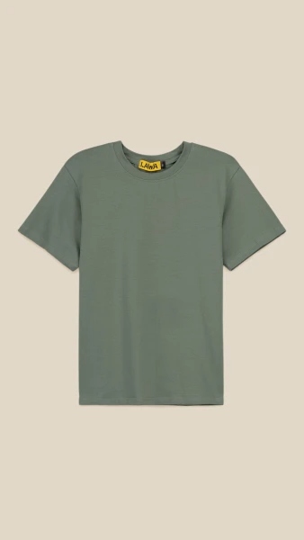 Футболка однотонна для хлопчика LAWA BBC02327 158 см Зелений shop (2000999211706)  Фото №5