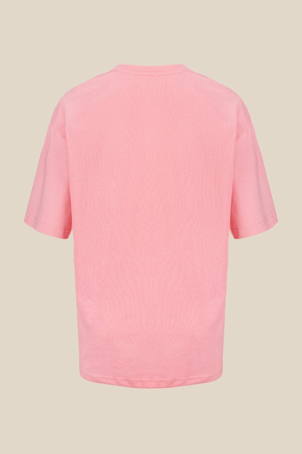 Футболка однотонна жіноча LAWA WBC02301 M Рожевий shop (2000990437082)  Фото №2