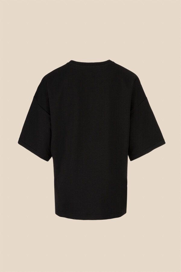 Футболка однотонна жіноча LAWA WBC02466 L Чорний shop (2000999151965)  Фото №6