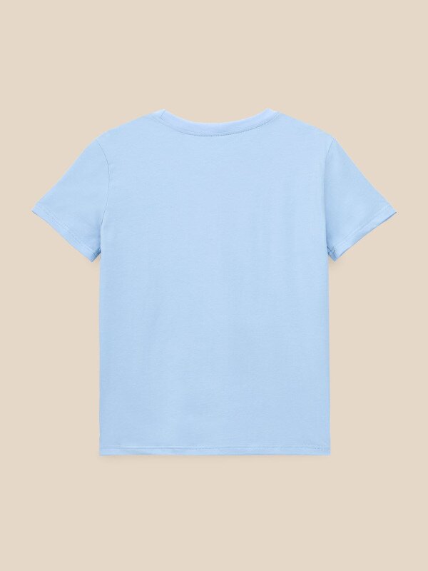Футболка однотонна жіноча LAWA WBC02531 L Блакитний shop (2000999621116)  Фото №2